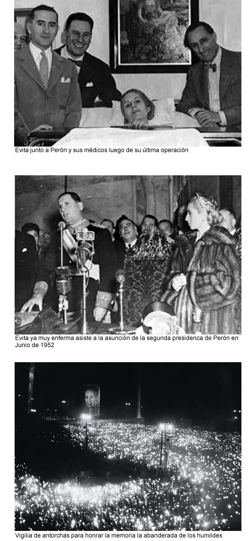 muerte de evita